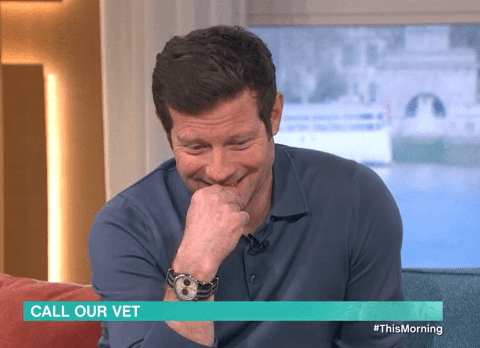 Host Dermot was clearly tickled by the whole thing