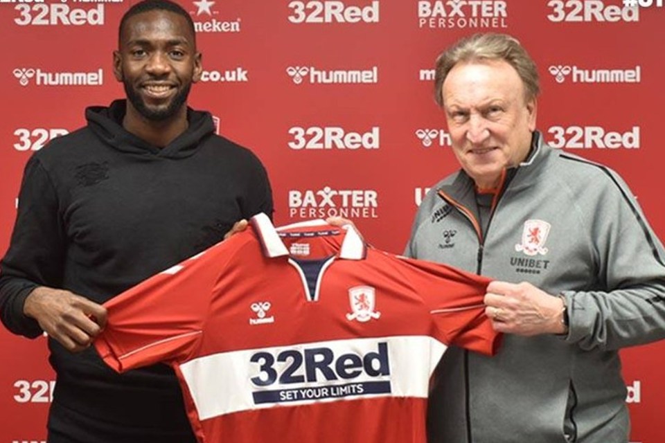 Yannick Bolasie has joined Middlesbrough on loan from Everton