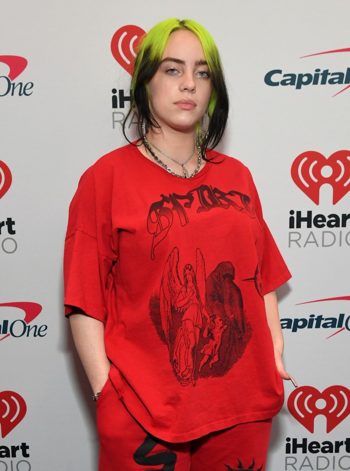 Billie Eilish earned £5.27million from a single Spotify track