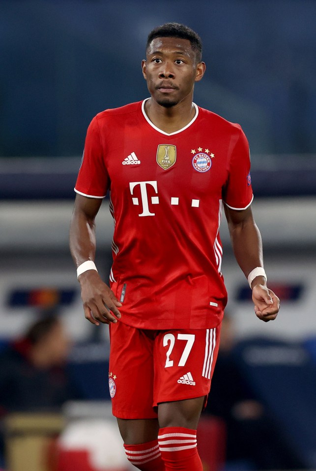 David Alaba has already announced he is leaving Bayern Munich as a free agent