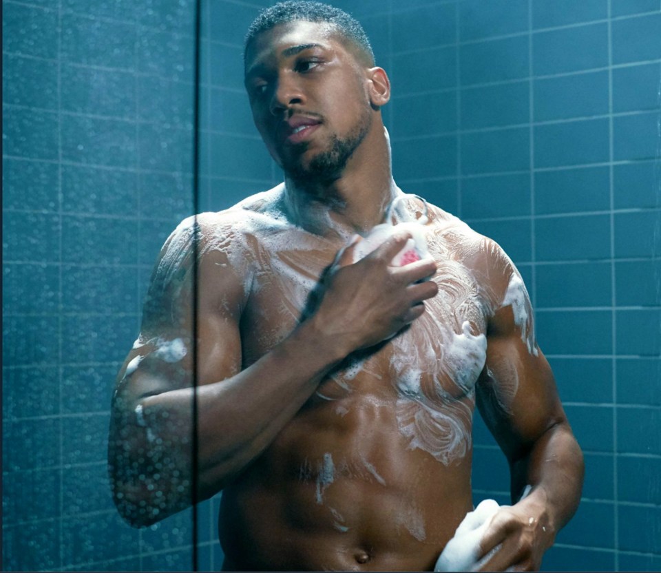 Joshua has become a poster boy for brands, as seen here in a Lynx advert