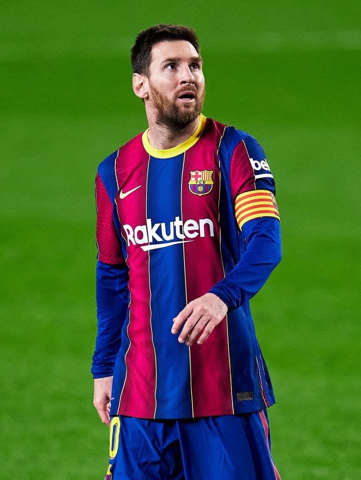 PSG are chasing superstar Lionel Messi on a free transfer