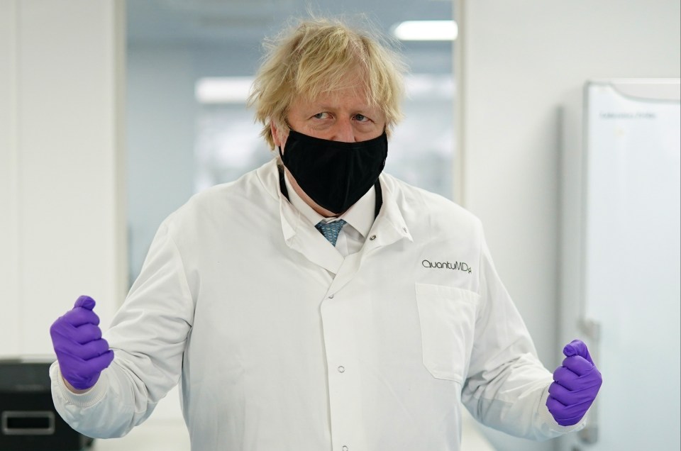 Boris Johnson has said he is 'optimistic' that lockdown will soon be eased