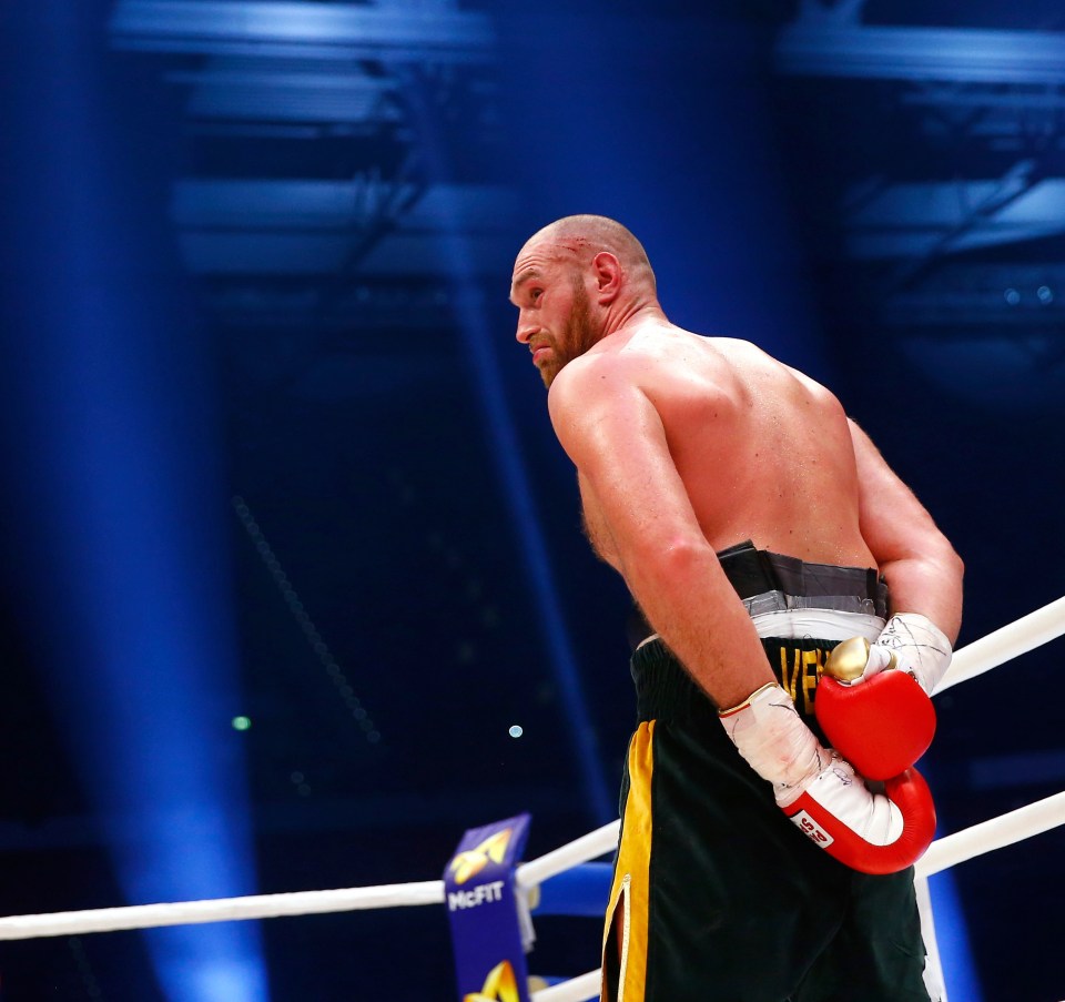 Tyson Fury boasted that he can beat Anthony Joshua 'with one arm tied behind my back'