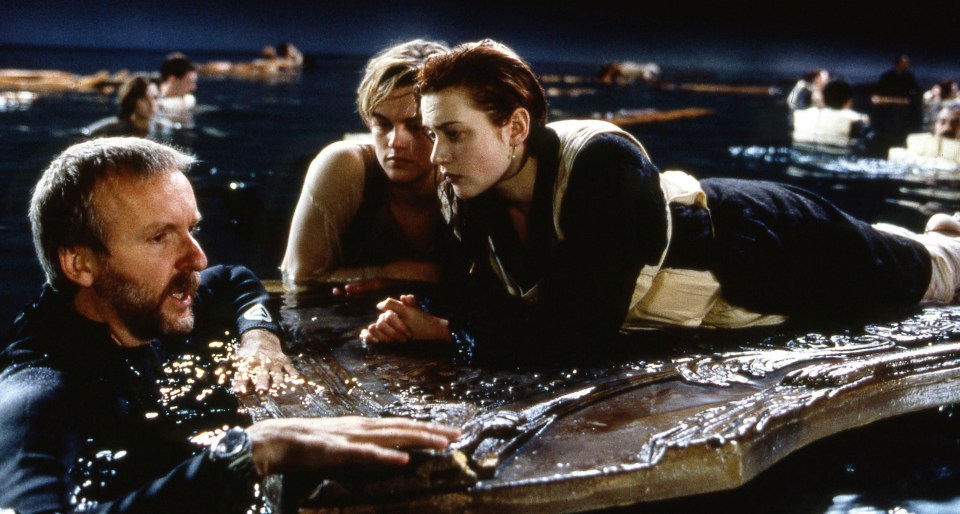 James Cameron directing Kate and Leo - Kate says there was room on the raft for Jack to have survived