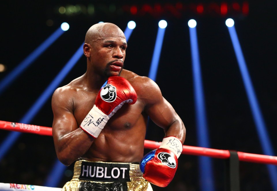 Floyd Mayweather retired unbeaten at 50-0