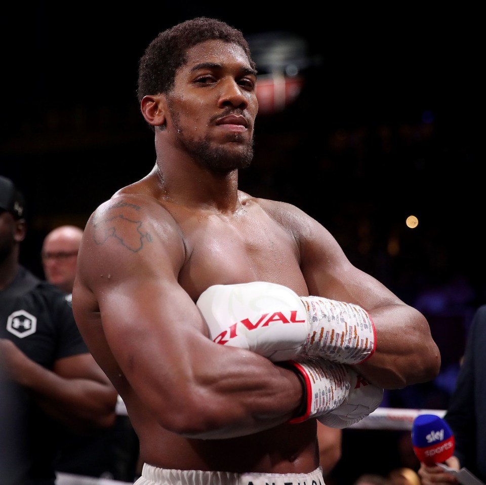 Anthony Joshua is sitting pretty on a £200 million fortune