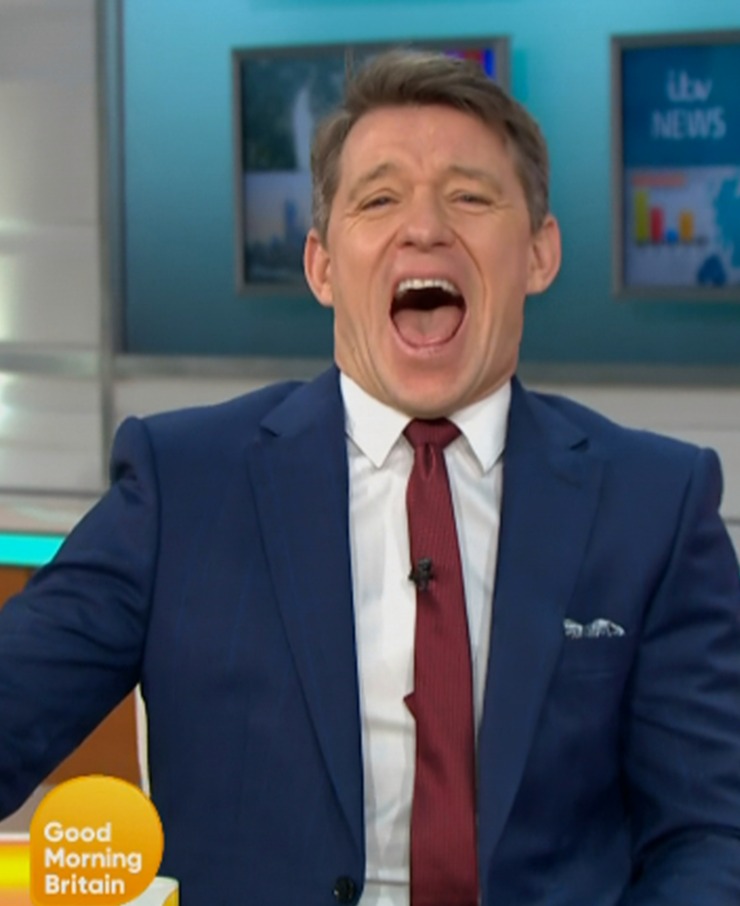 Ben Shephard roared with laughter