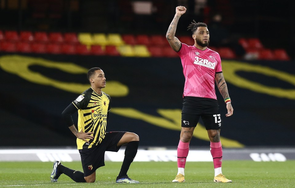 Derby striker Colin Kazim-Richards is one of the players who feel a different approach is needed to tackle racism