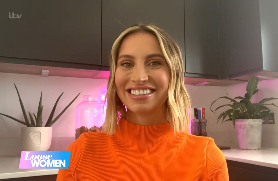 Ferne McCann couldn’t stop beaming as she discussed her love life on Loose Women