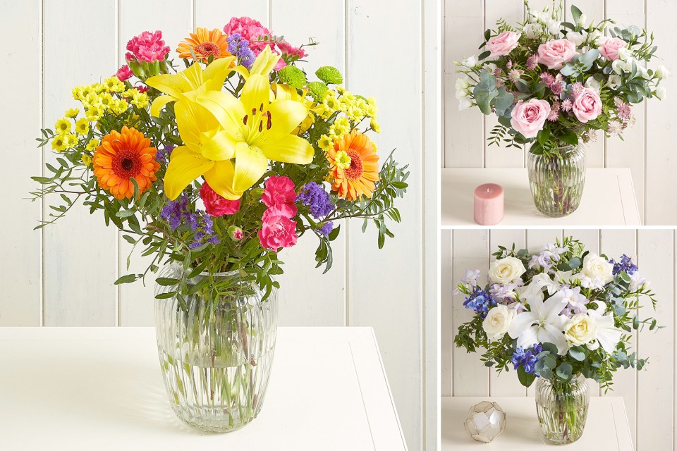 There are plenty of different bouquets to choose from