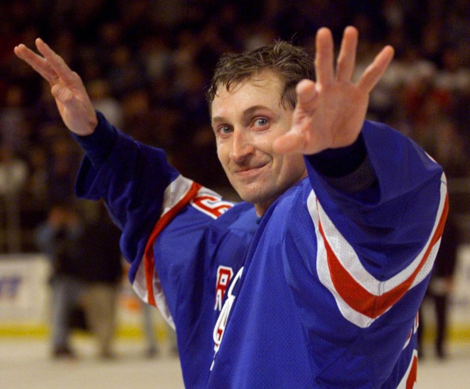 Gretzky retired in 1999 with a host of NHL records