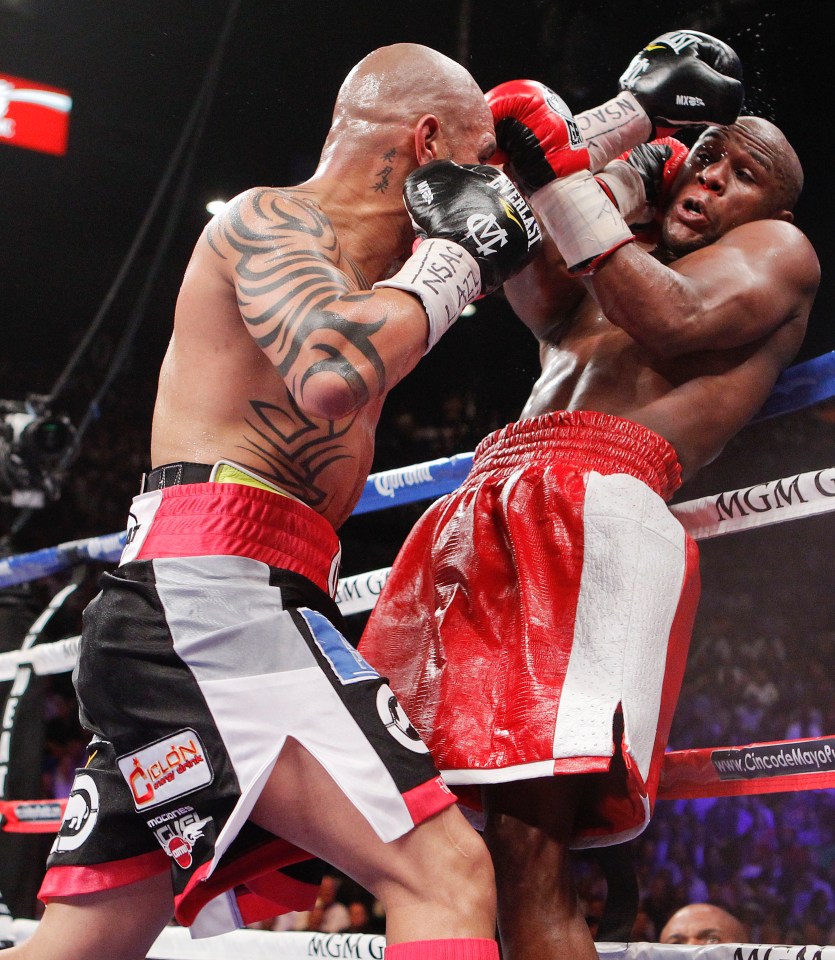 Miguel Cotto was beaten by Floyd Mayweather in 2012