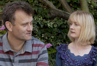 Claire Skinner played his long-suffering wife in the show