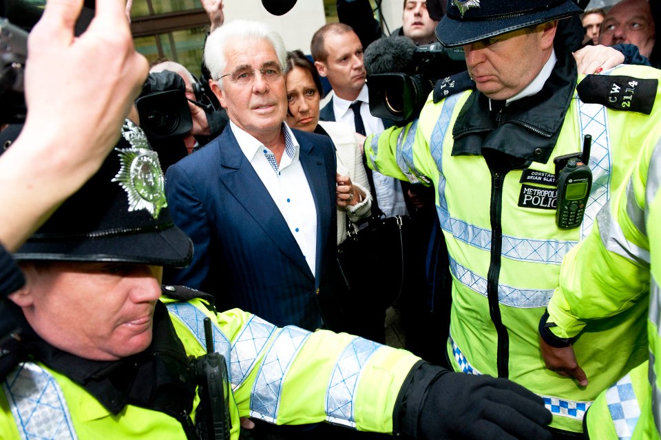 Publicist Max Clifford denied assaulting young women - but was found guilty by a jury seven years ago