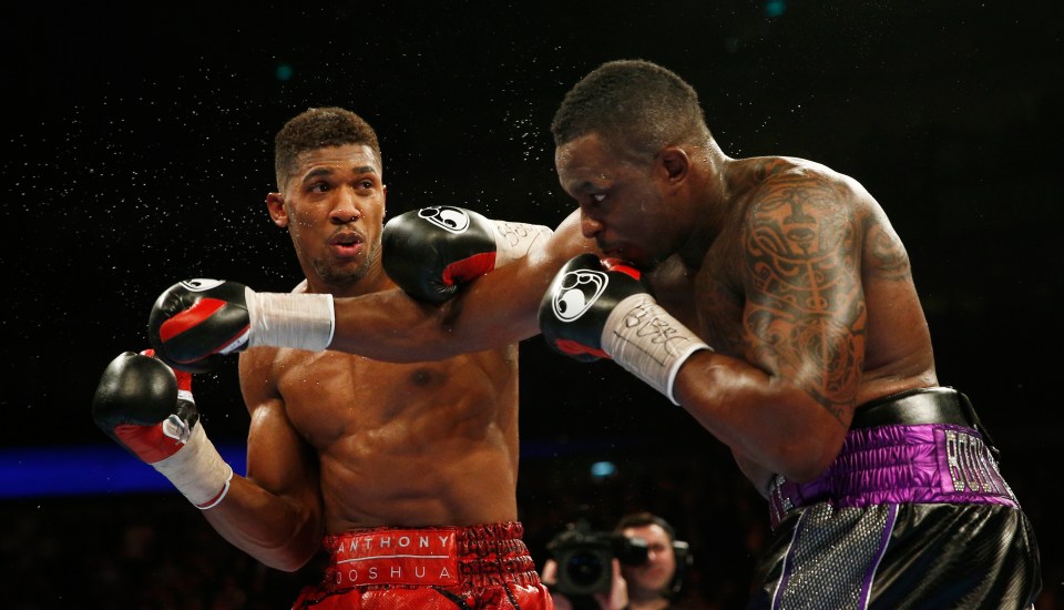  Joshua beat Dillian Whyte in 2015