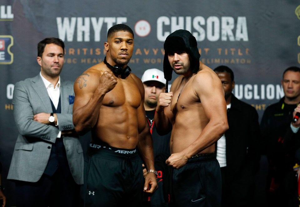 Eric Molina (right) reckons former opponent Joshua could KO Fury