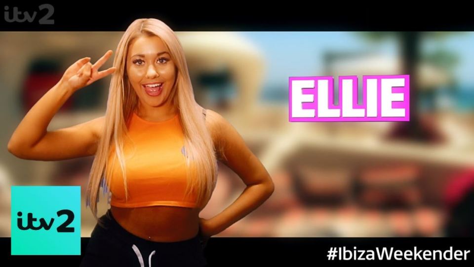 Ellie is most well known for her bubbly persona on Ibiza Weekender