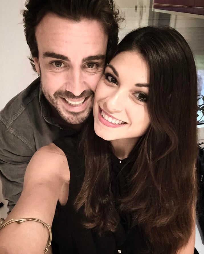 Formula 1 legend Fernando Alonso pictured with girlfriend Linda Morselli