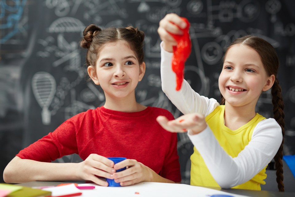 Making slime at home is a great activity to do at home and keeps kids occupied for ages