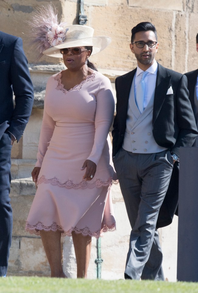 Oprah attended the 2018 wedding at Windsor Castle