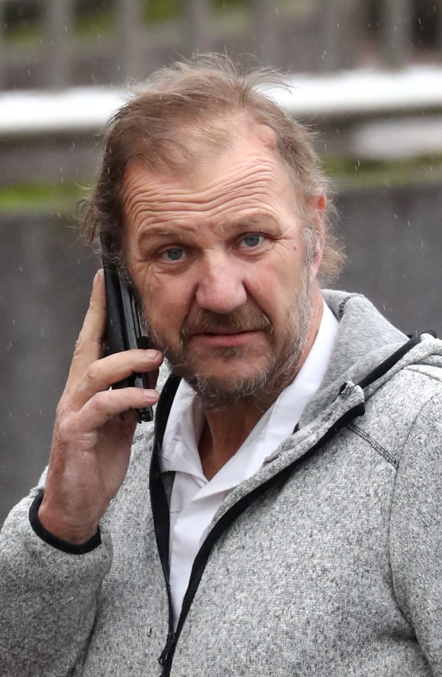 Ray Weatherall arrives at Maidstone Crown Court in Maidstone, Kent