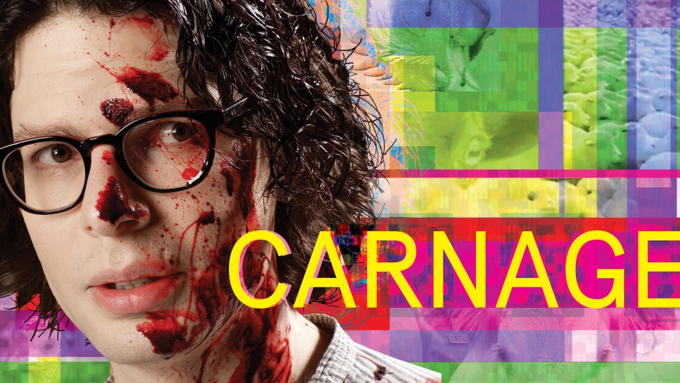 Simon Amstell's film Carnage explores how future generations will make sense of our current carnivorous diets