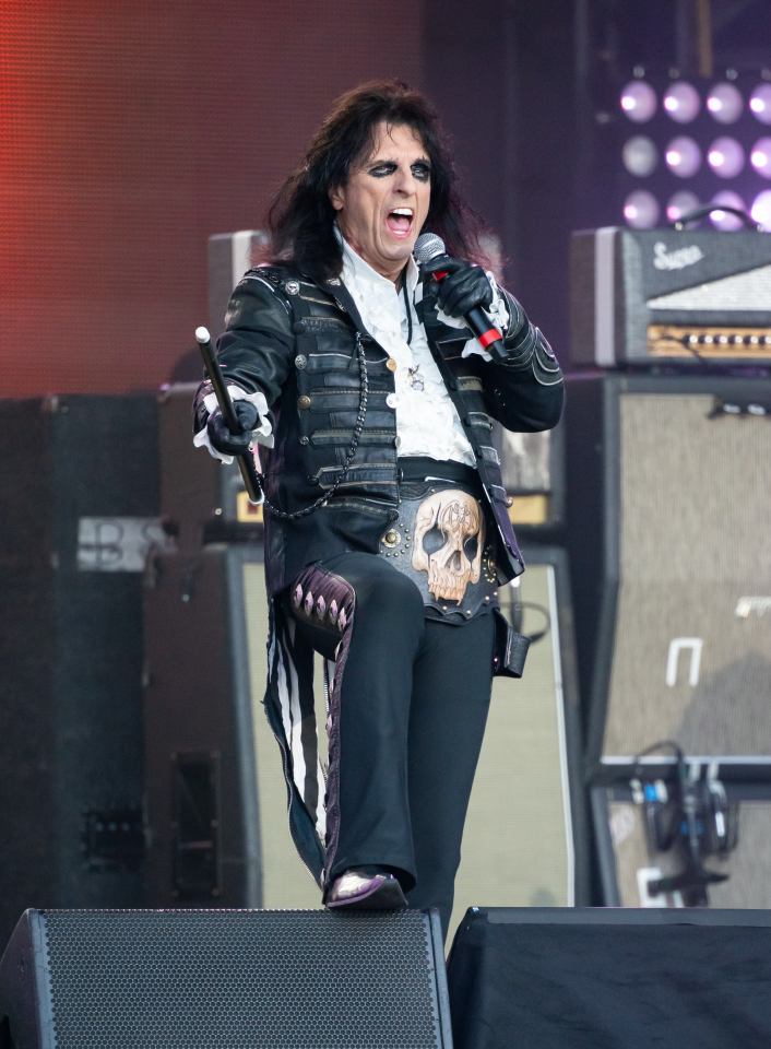 Alice Cooper is a 73-year-old rock star