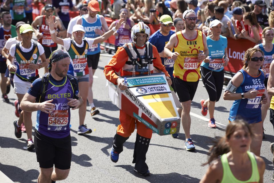 Runners love getting into fancy dress and running for hours on end for charitable causes