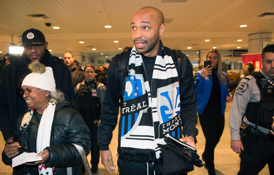 Thierry Henry took over as CF Montreal boss in November 2019