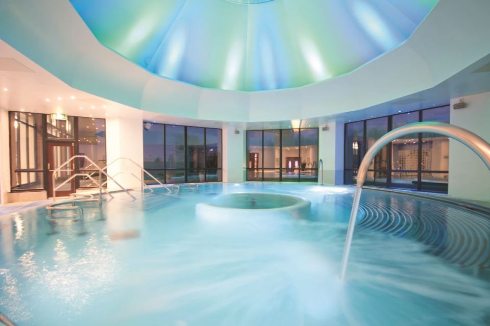 One of the luxury pools at Champneys