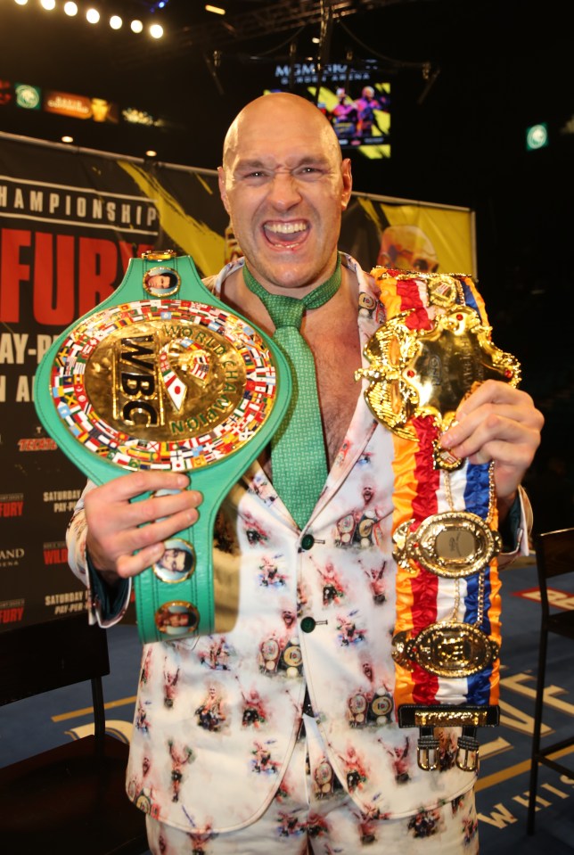 Tyson Fury sent out a motivational message to his followers