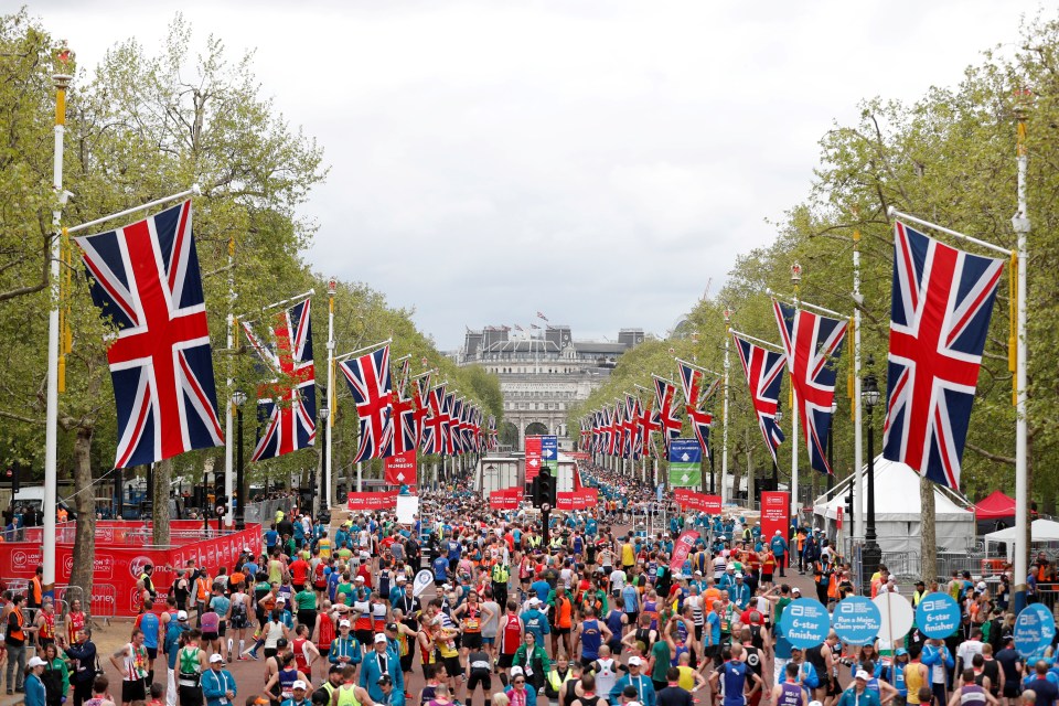 Photos of the famous London Marathon finish along the Mall are hoped for in the autumn