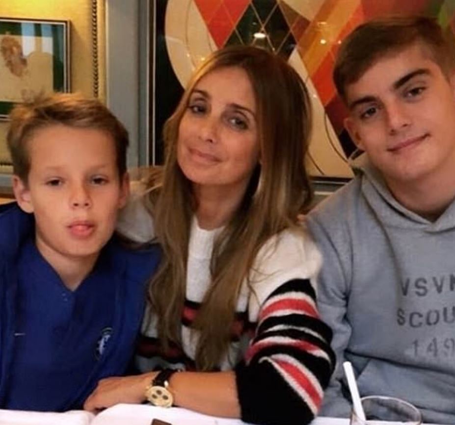 The former couple have two sons - Charley, 16, and Beau, 12