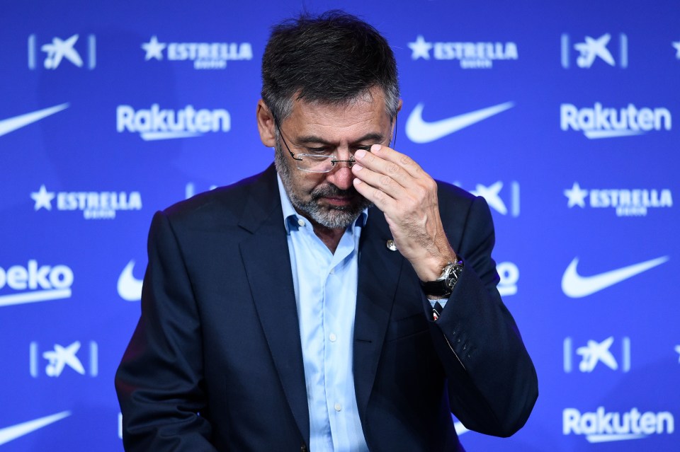 Ex-Barca president Josep Maria Bartomeu has denied leaking the details