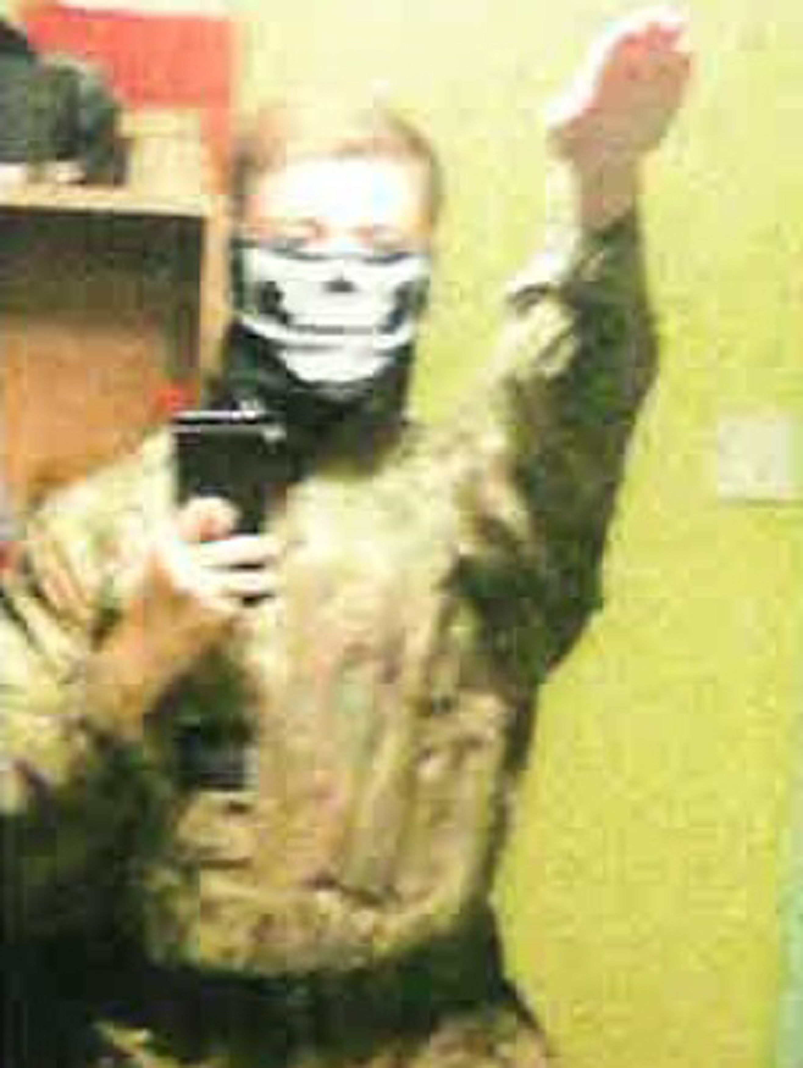 Selfies found on the teen's phone showed him performing Nazi salutes