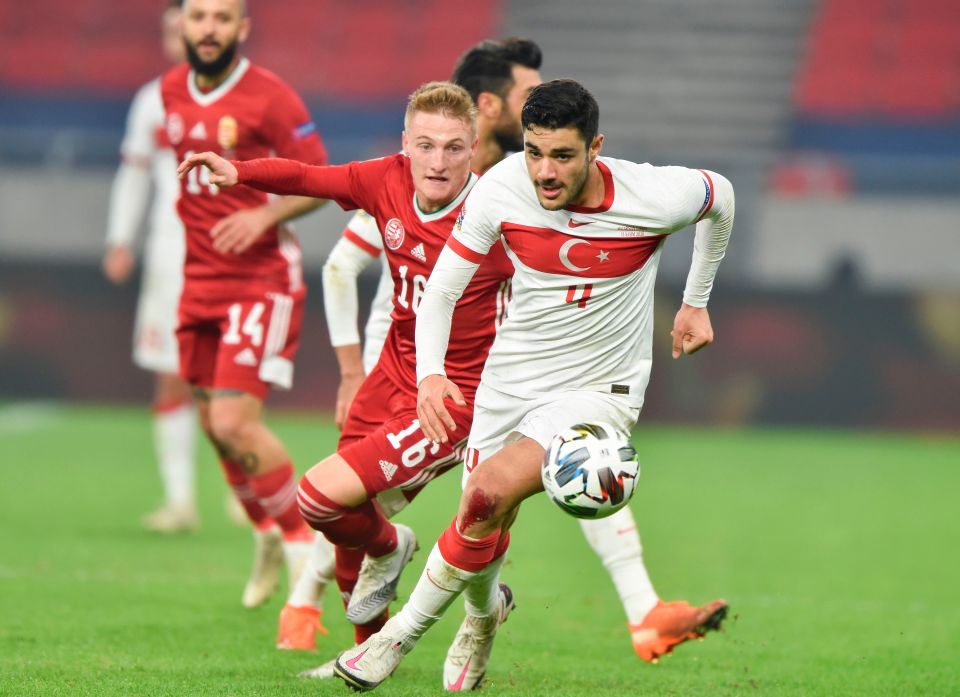 Kabak has seven caps for Turkey