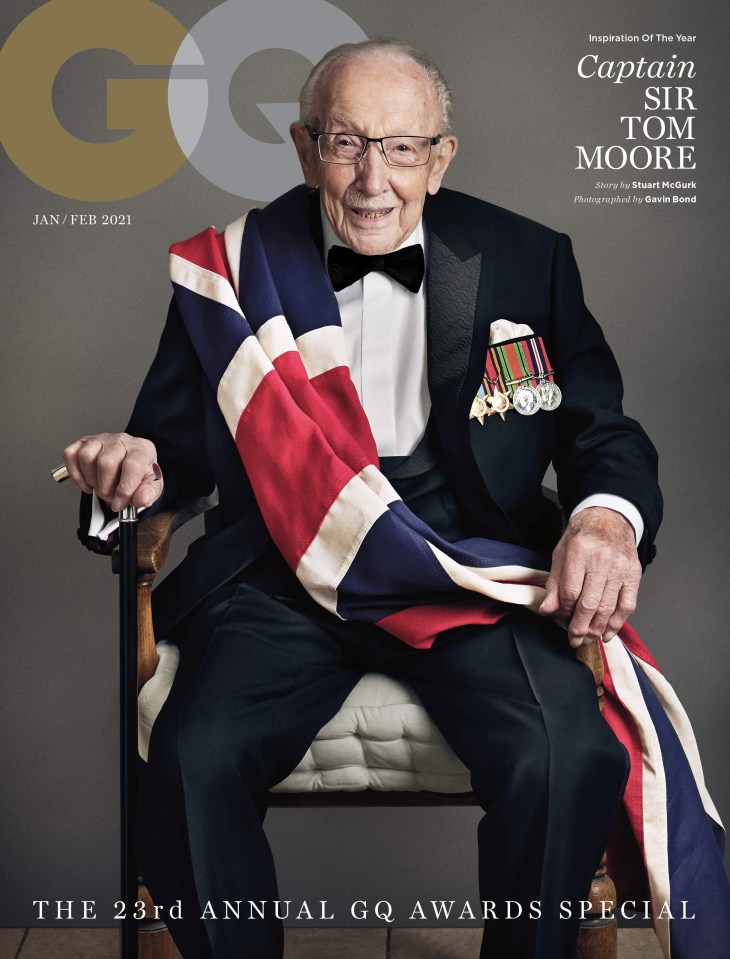 He went on to become GQ's oldest ever cover star this year