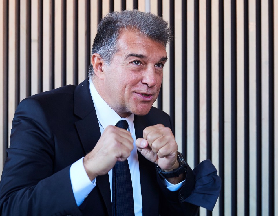 Laporta was Barcelona president between 2003 and 2010 and is favourite to win the March 7 election