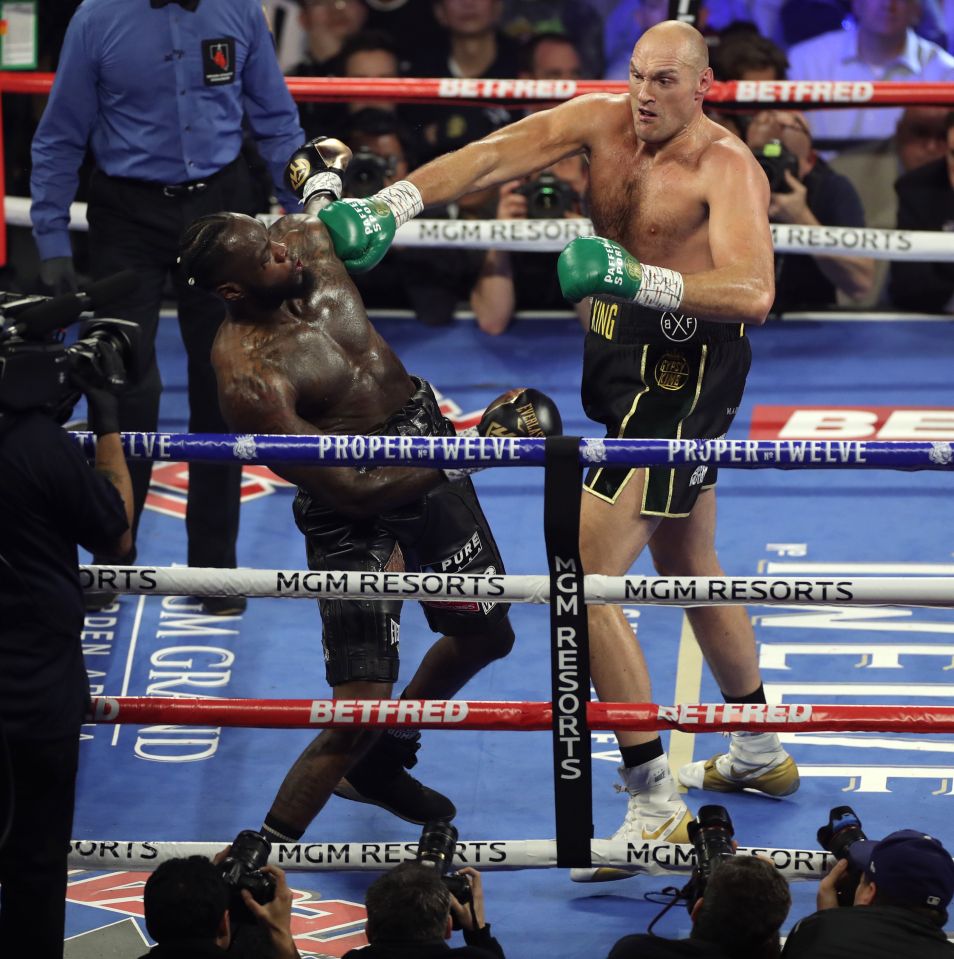 Deontay Wilder suffered a seventh-round TKO loss to Tyson Fury last February