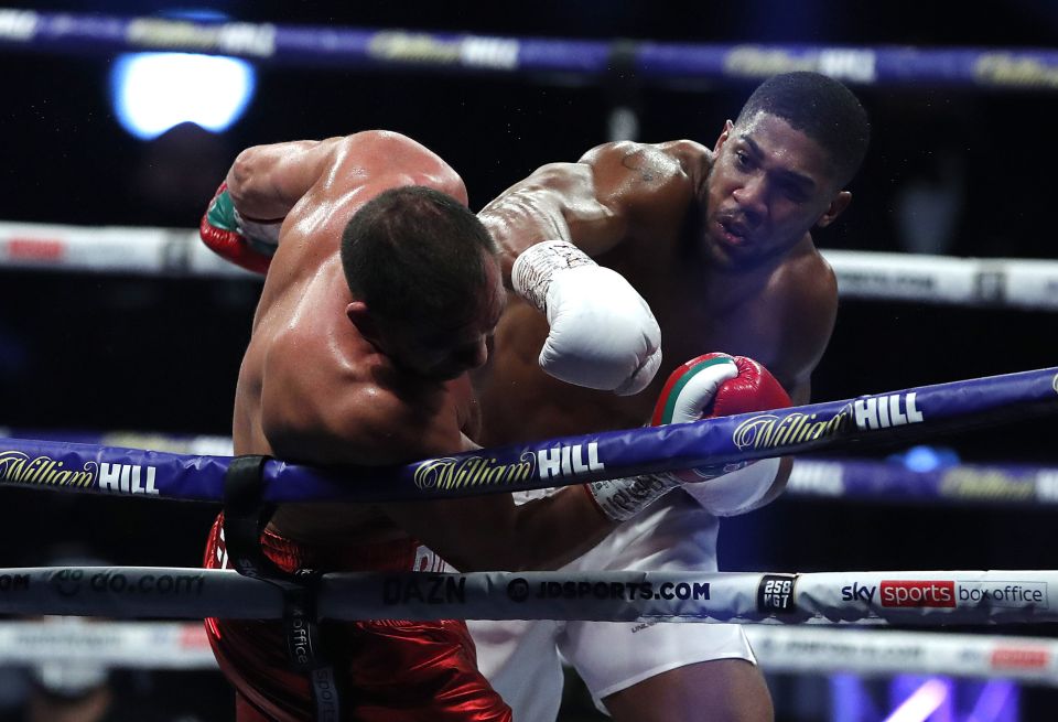 Anthony Joshua knocked out Kubrat Puelv in his last outing