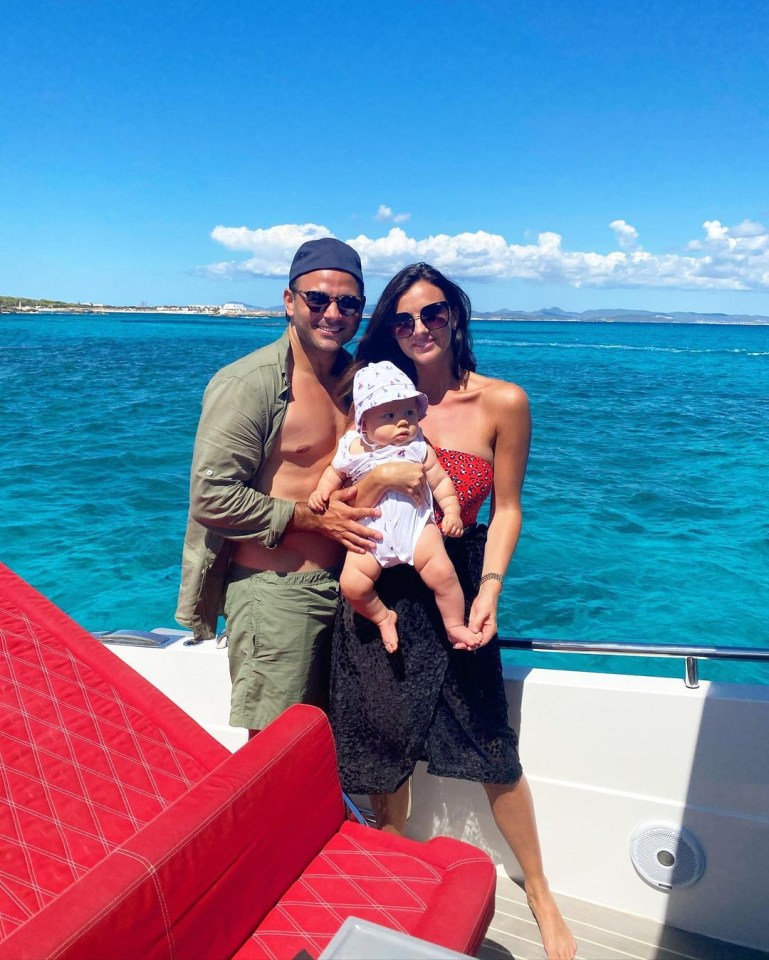 Ryan with fiance Lucy Mecklenburgh and their son Roman