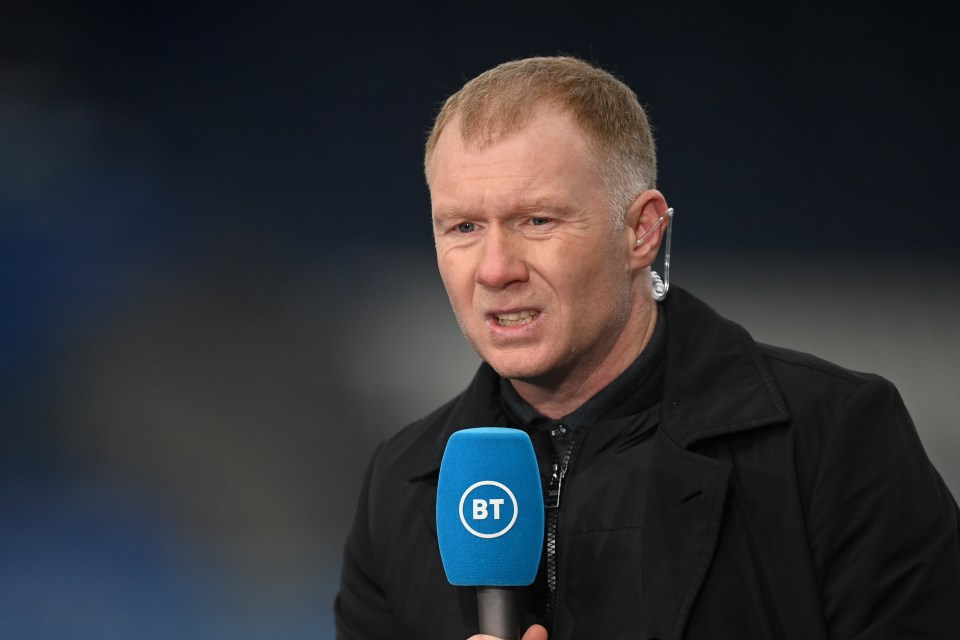 United legend Scholes was not impressed with the Spanish goalkeeper's performance