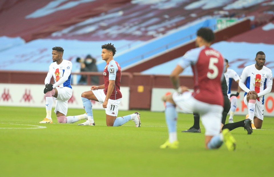 Zaha feels taking the knee in the fight against racism is degrading