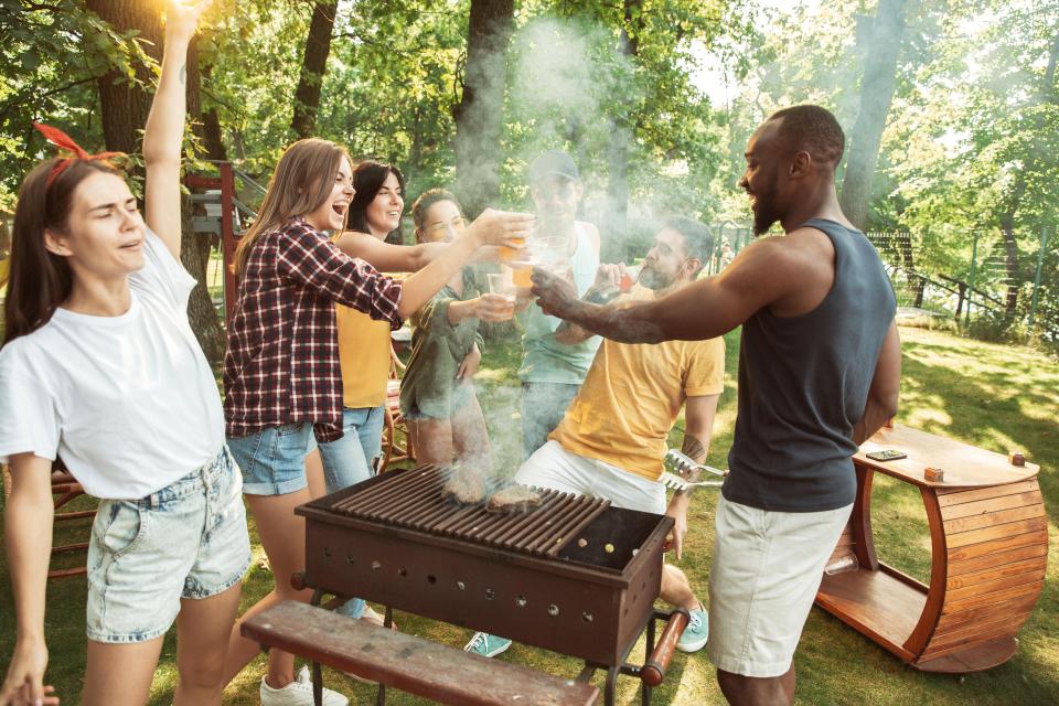 Brits will be able to have an outdoor barbecue - following the rule of six or two households -  for Easter under the new rules