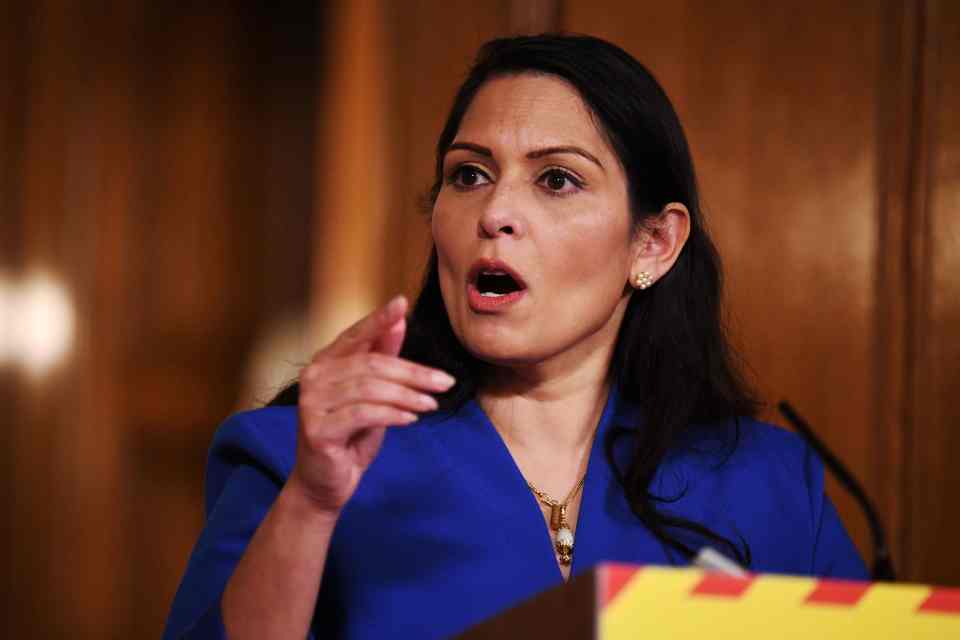 Home Secretary Priti Patel said she will take 'the strongest possible action to protect our national security'