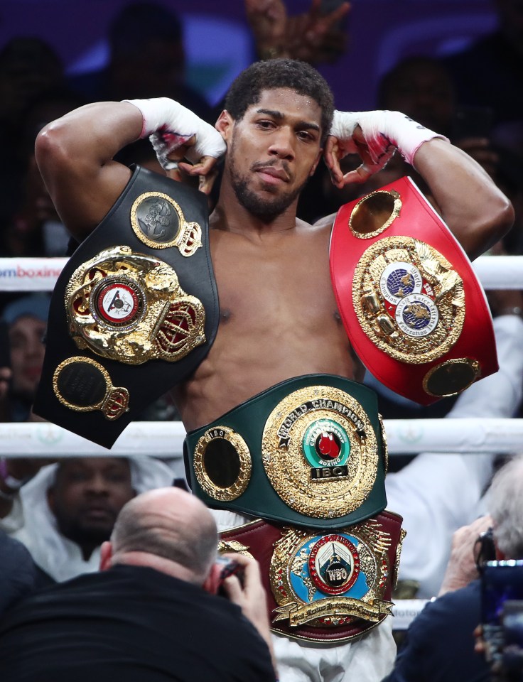 Anthony Joshua is on a collision course with Tyson Fury