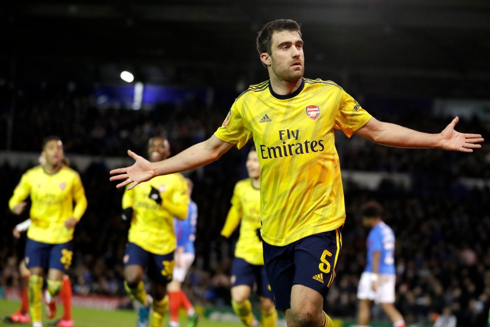 Sokratis was one of three players released by Arsenal in January