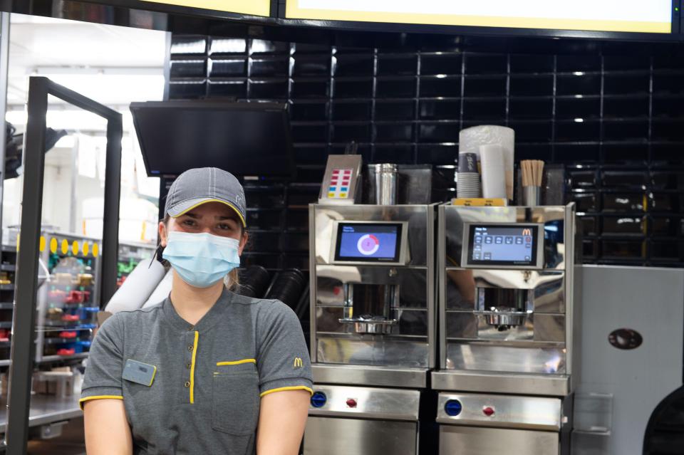 McDonald's workers will be required to wear masks unless exempt