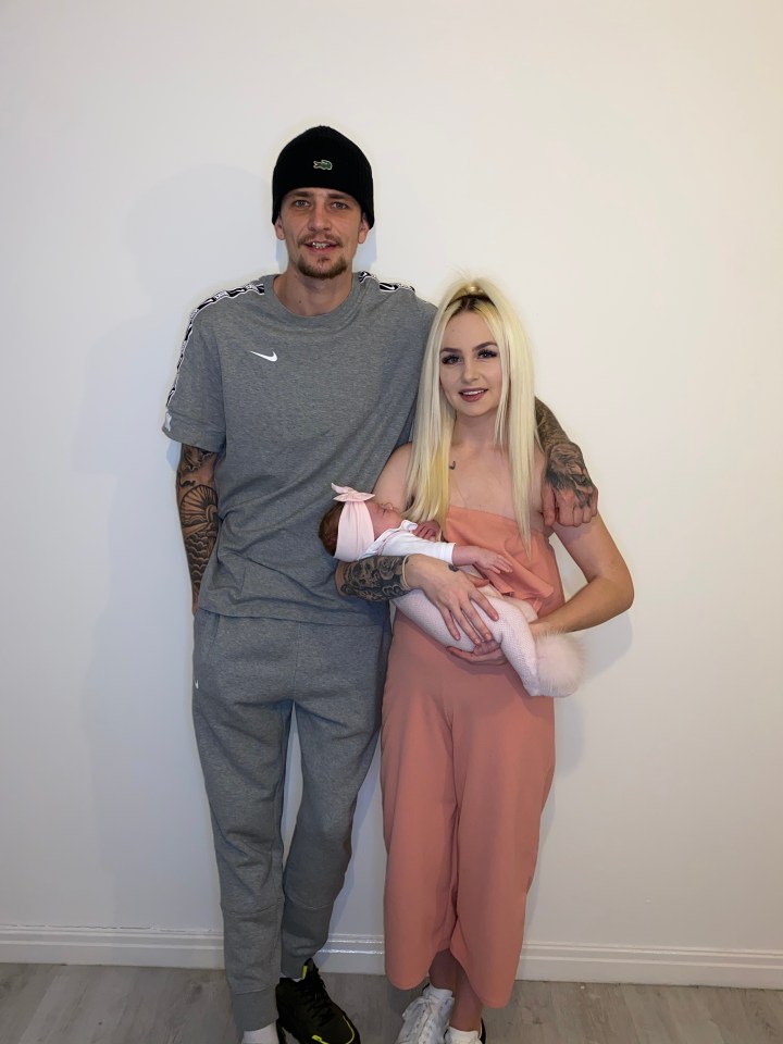 Becky and Jack say baby Kinsley-Rose was their 'lockdown gift'